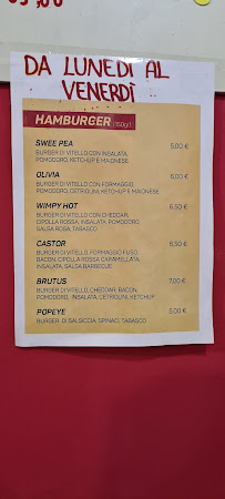 Menu du Pizzeria Braccio Di Ferro à Mugnano