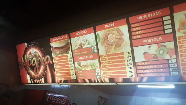 Opiniones de MAGMA en Latacunga - Hamburguesería