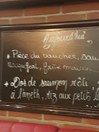 Le Corner à Paris menu
