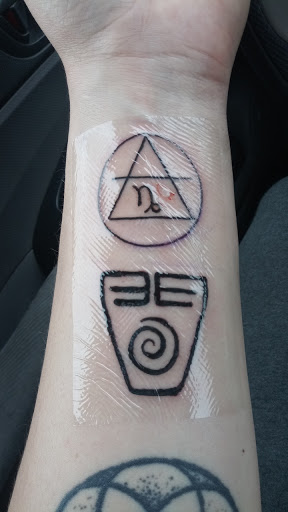 Explore pacman tattoo ideas, creative tattoo ideas in Fort Collins, available at Rocksteady Tattoo