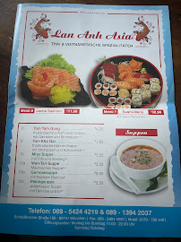 Lan Anh restaurant à Munich menu