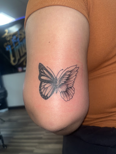 Explore chest shoulder tattoo ideas, creative tattoo ideas in Glendale, available at Urban Legends Tattoo and Piercing LLC
