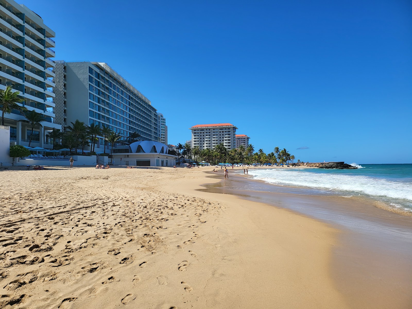 Photo of Atlantic beach with spacious bay