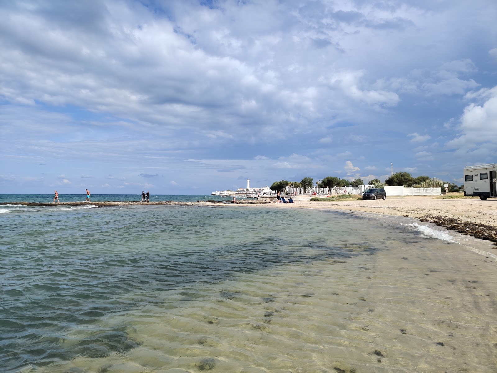 Valokuva Spiaggia Torre Canneista. pinnalla beige iekka:n kanssa