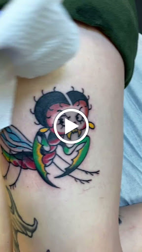 Explore small horror tattoo ideas, creative tattoo ideas in Lewes, available at Ancient Art Tattoo & Piercing Studio