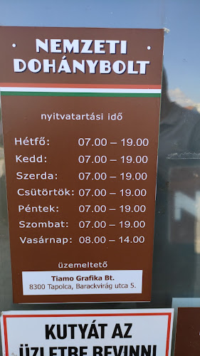 Nemzeti Dohánybolt Tapolca - Tapolca