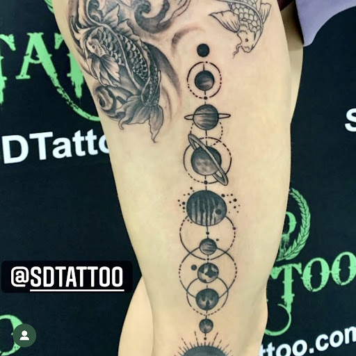 Explore family names tattoo ideas for guys, creative tattoo ideas in San Diego, available at SD Tattoo