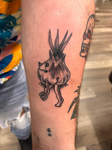 Explore army tattoo ideas, creative tattoo ideas in Savannah, available at Tramp Art Studios