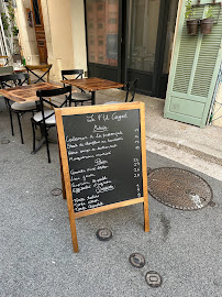 Restaurant français Le P'tit Cageot à Antibes (la carte)