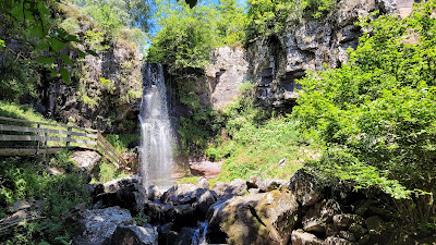 Cascade du Saut de la Truite à Brezons