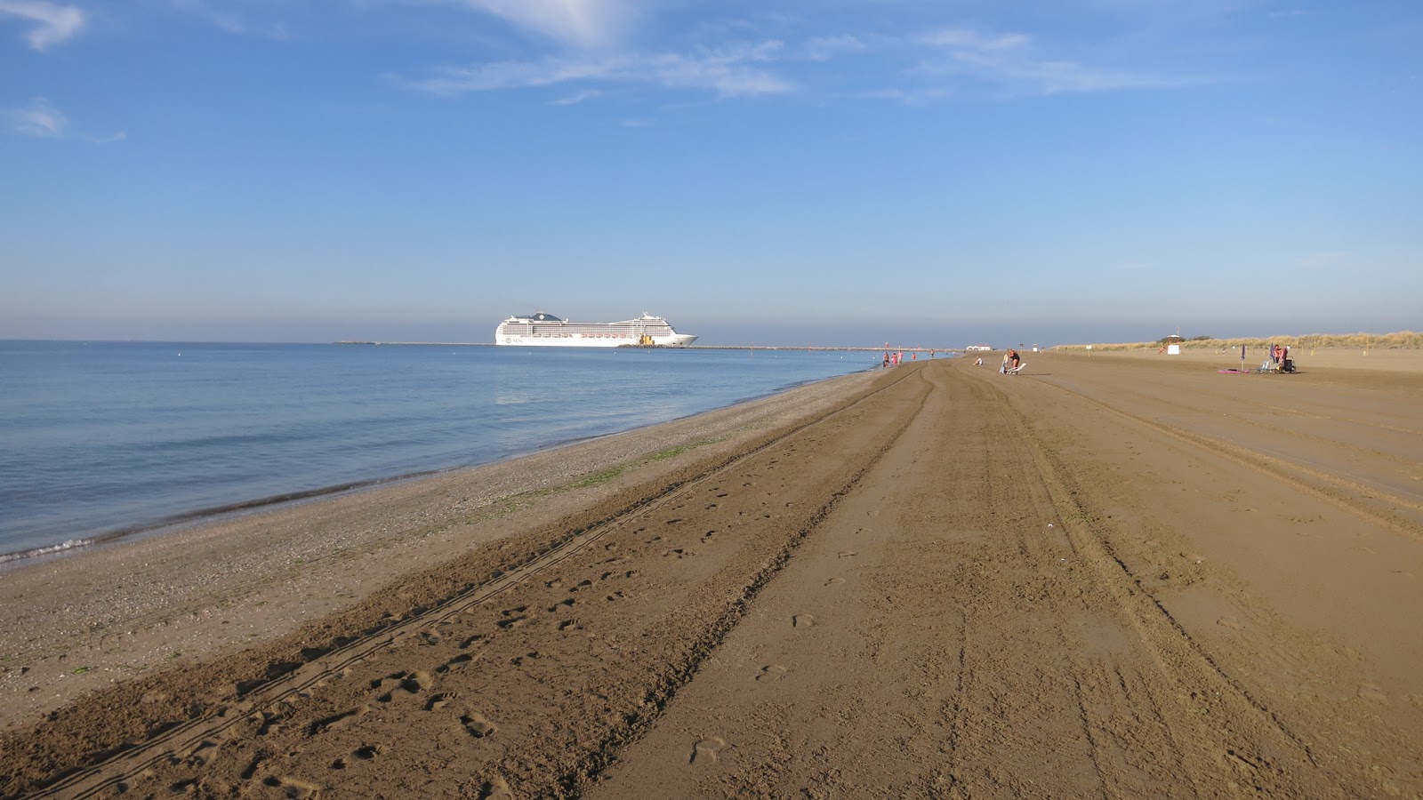 Foto van Spiaggia Marina di Venezia voorzieningenruimte