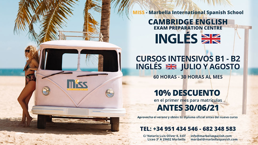 MISS Languages - Marbella International Spanish Sc - C. Notario Luis Oliver, 6, Edificio Liceo, 3º A, 29602 Marbella, Málaga