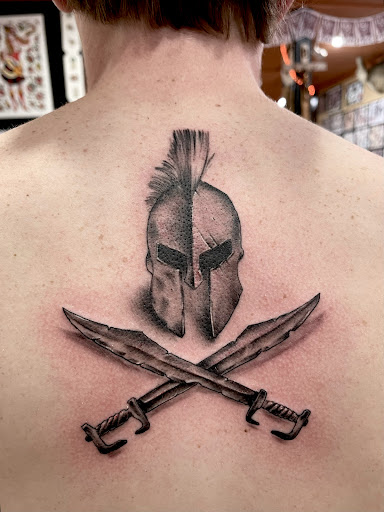 Explore mad hatter tattoo ideas, creative tattoo ideas in Saratoga Springs, available at Shark Tooth Tattoo Co