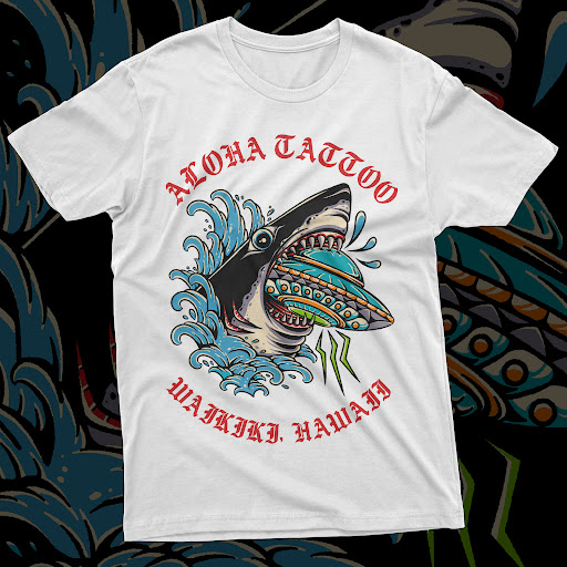 Explore statue tattoo ideas, creative tattoo ideas in Honolulu, available at Aloha Tattoo Waikiki Hilton Hawaiian Village Rainbow Bazaar