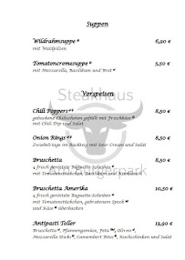 Steakhaus Am Bürgerpark à Werlte carte