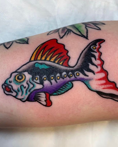 Explore tattoo ideas for men thigh, creative tattoo ideas in Muncie, available at Fox & Sparrow Tattoo