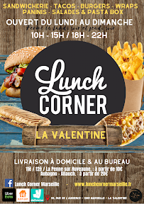 Sandwicherie LUNCH CORNER® LA VALENTINE à Marseille (le menu)