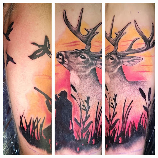 Explore tribal chest tattoo ideas, creative tattoo ideas in Angola, available at Hoodlum Ink