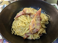 Pâtes à la carbonara du Davisto Restaurant Italien à Nice - n°12