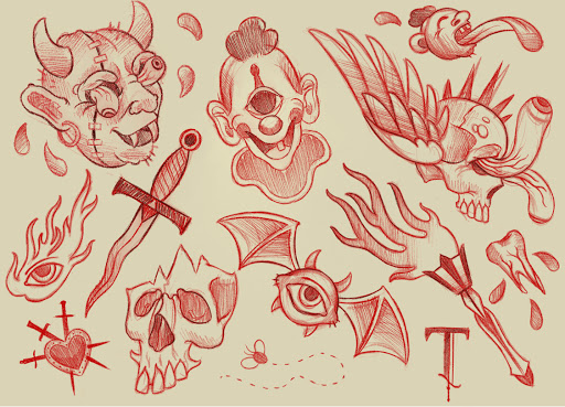 Explore women thigh tattoo ideas, creative tattoo ideas in Marietta, available at The Queen Bee Tattoo and Piercing Parlour