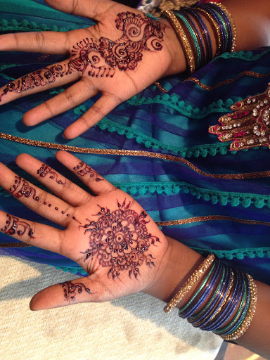 Explore ladies tattoo sleeve ideas, creative tattoo ideas in Concord, available at Naseera Fazil Henna Art