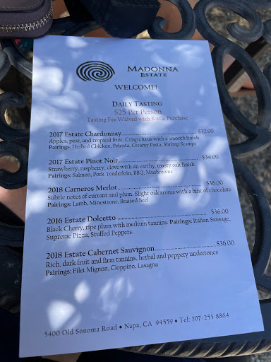 Winery «Madonna Estate», reviews and photos, 5400 Old Sonoma Rd, Napa, CA 94559, USA