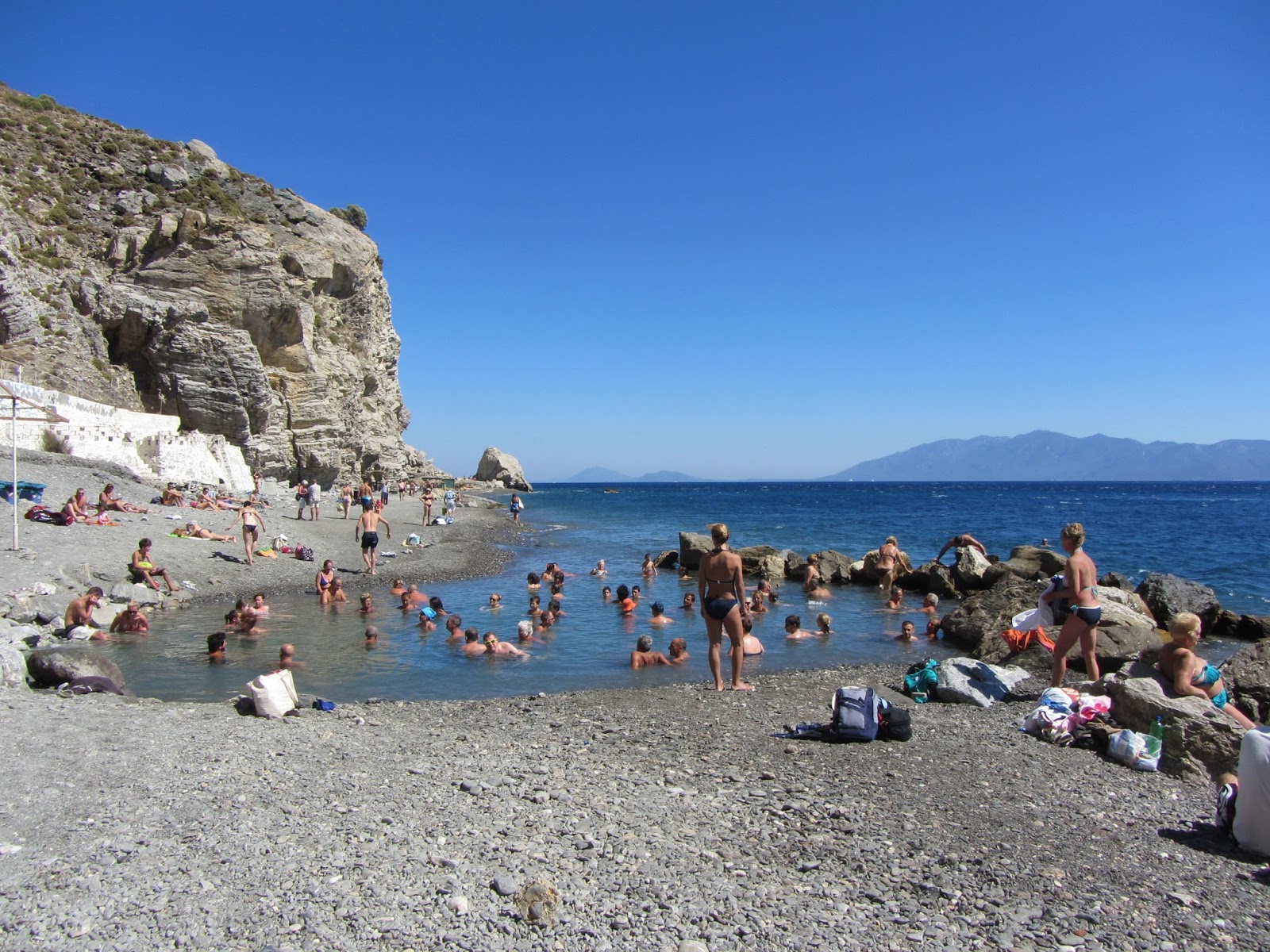 Foto di Therma beach con una costa dritta