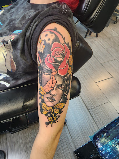 Explore trap tattoo ideas, creative tattoo ideas in Chicago, available at Mind Crusher Tattoo