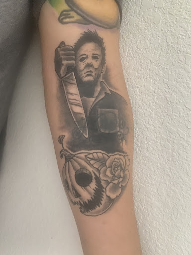 Explore neck tattoo ideas guys, creative tattoo ideas in Fort Worth, available at Twisted Ink
