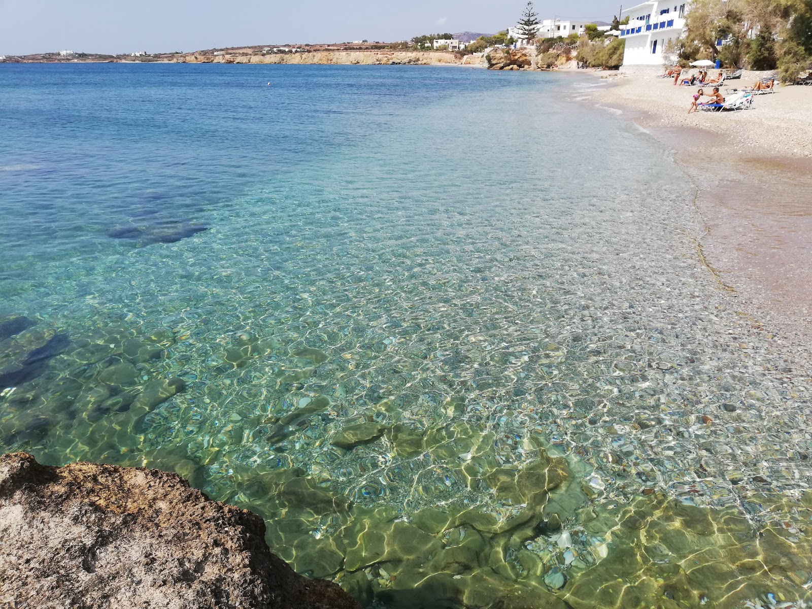 Foto av Drios beach med rak strand