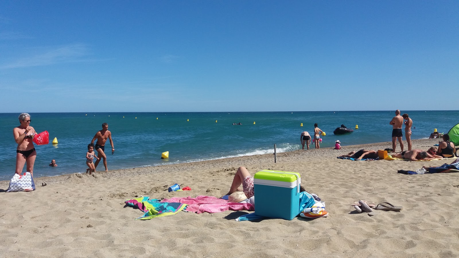 Foto af La Baraquette beach med høj niveau af renlighed