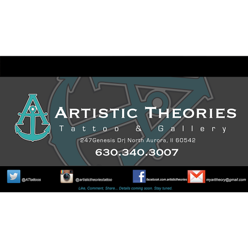 Tattoo Shop «Artistic Theories Tattoo & Gallery», reviews and photos, 247 Genesis Way, North Aurora, IL 60542, USA