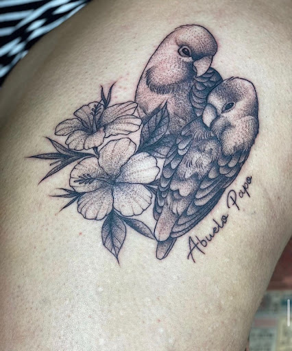 Explore grandchild tattoo ideas, creative tattoo ideas in Orlando, available at Full Circle Tattoo Collective