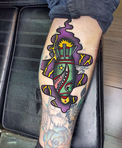 Explore male family tattoo ideas, creative tattoo ideas in Riverside, available at Darkstar Tattoo CA