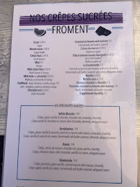Crêperie Bleu de toi à Annecy - menu / carte