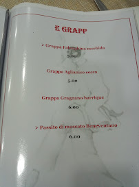 Pizzeria A' Tarantella à Milan menu