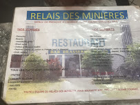 Restaurant BAR-RESTAURANT Le Relais des Minières à PAYRE (le menu)