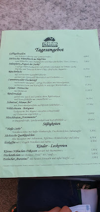 Restaurant grec Zum Dreispitz Griechisches Restaurant à Moritzburg (le menu)