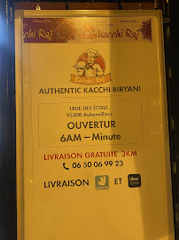 Photos du propriétaire du Restaurant indien Kacchi le Raj- রাজ কাচ্চি à Aubervilliers - n°13