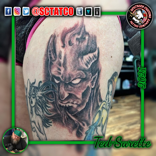 Explore bible scripture tattoo ideas, creative tattoo ideas in Fayetteville, available at Southern Customs Tattoo Company