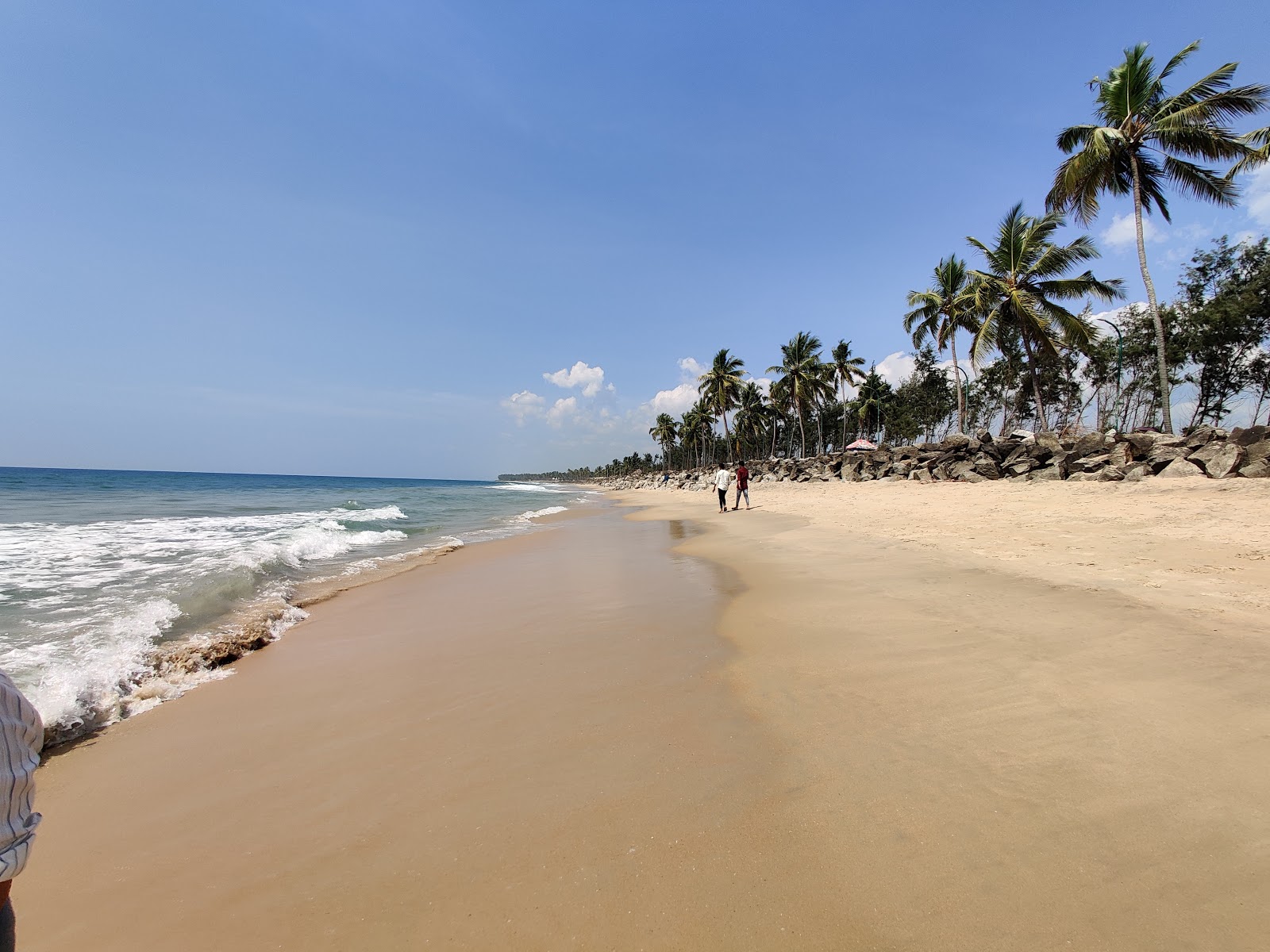 Foto de Kappil Beach con arena fina beige superficie