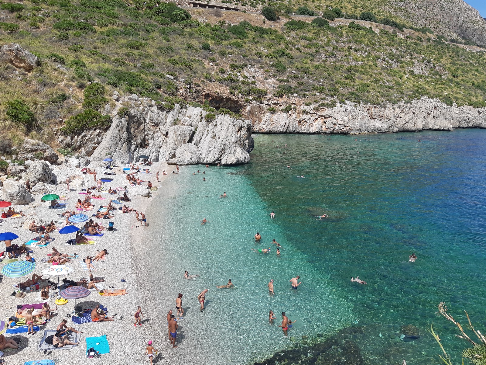 Cala Dell'uzzo的照片 位于自然区域