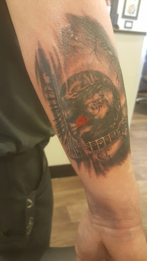 Explore tattoo on chest ideas, creative tattoo ideas in Carson City, available at Hooligans Ink