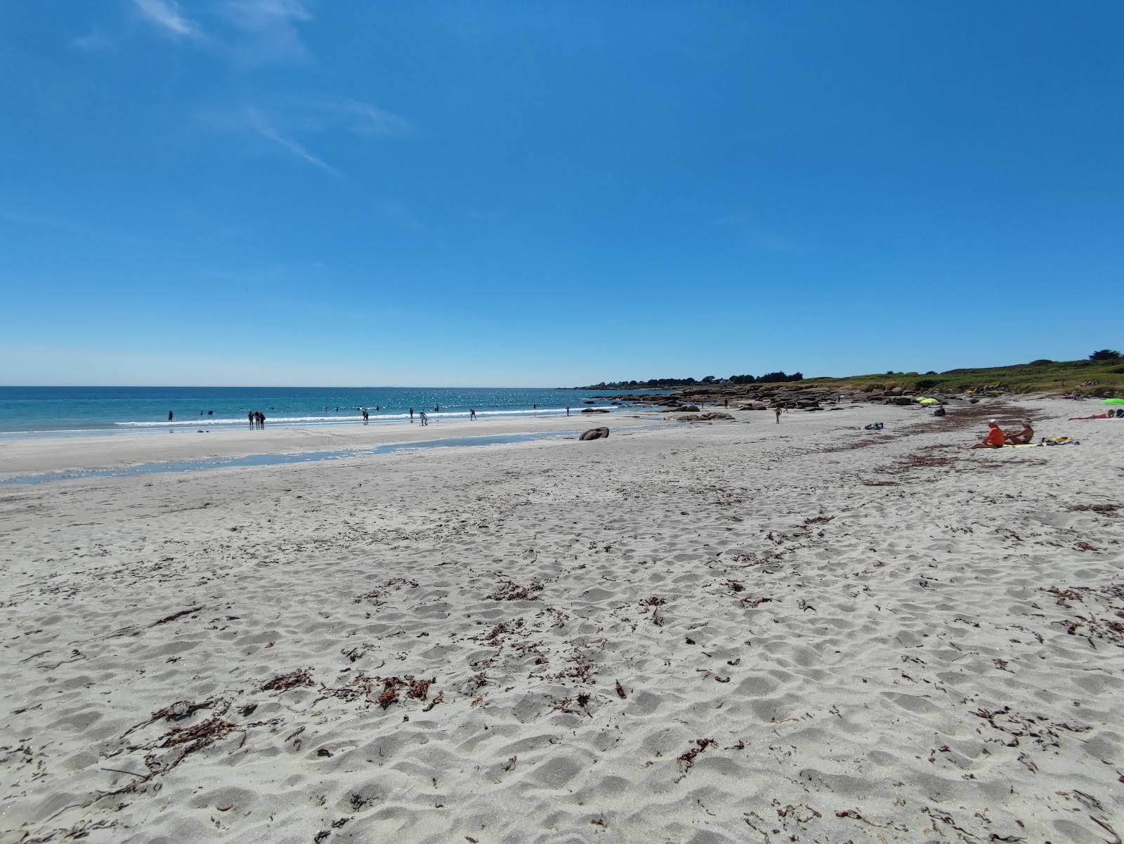 Photo de Plage de Don avec l'eau cristalline de surface