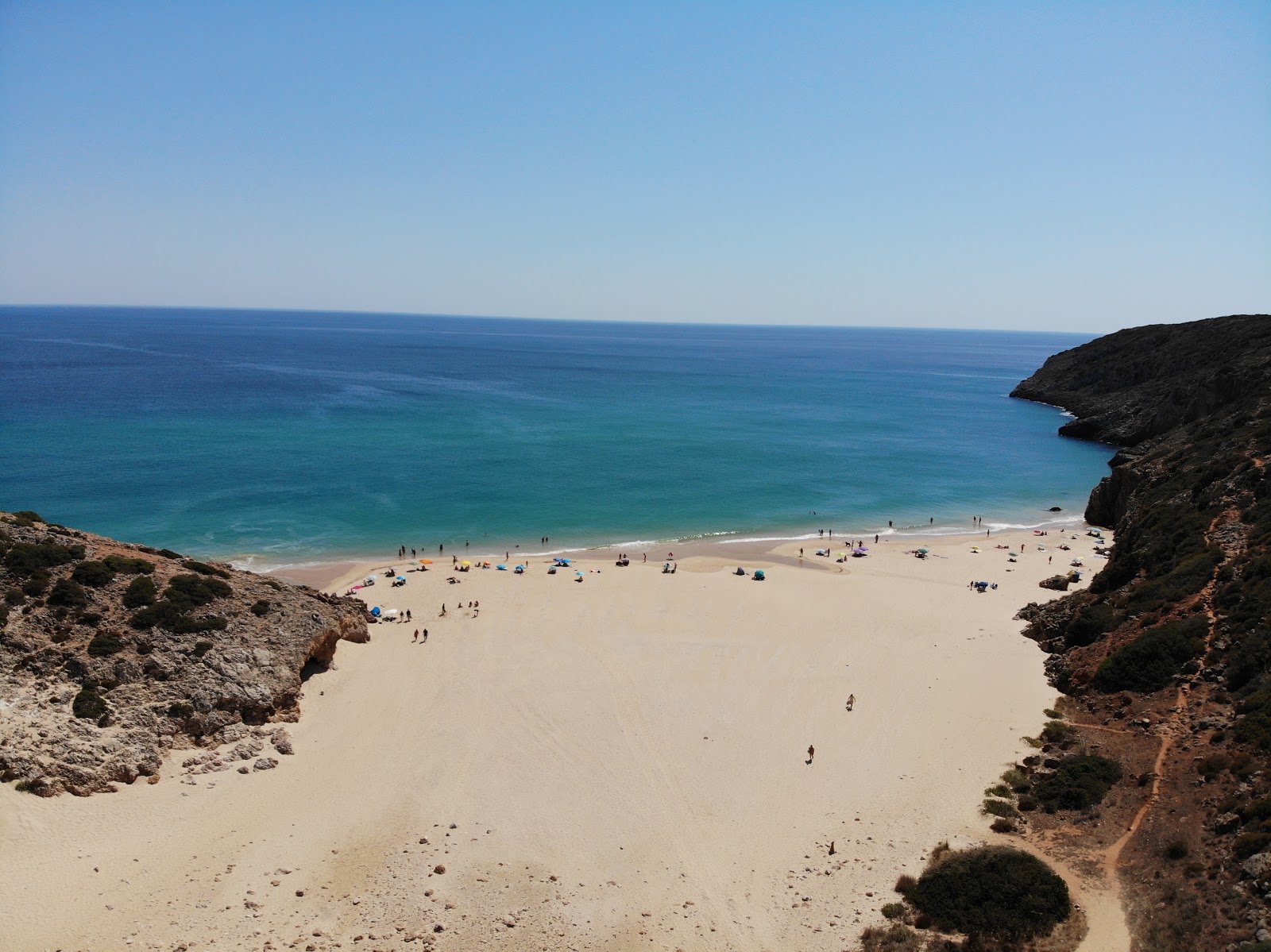 Foto di Praia das Furnas con molto pulito livello di pulizia