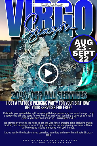 Explore halloween tattoos ideas, creative tattoo ideas in Miami, available at Touch By Luck Piercings