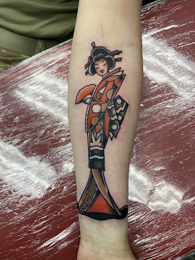 Explore men's tattoo ideas forearm, creative tattoo ideas in El Paso, available at American Tattoo Society of Ft Bliss