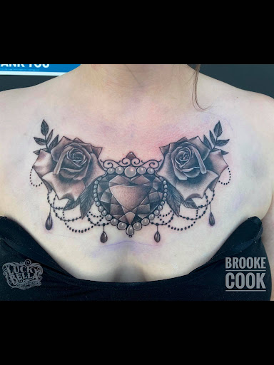 Explore dripping tattoo ideas, creative tattoo ideas in Maumelle, available at Lucky Bella Tattoos