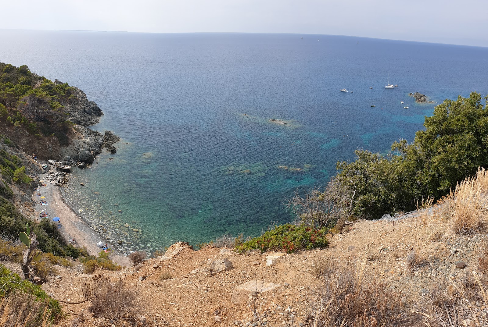 Foto van Spiaggia dell'Ogliera wilde omgeving