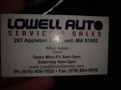 Auto Tune Up Service «Lowell Auto Service & Sales», reviews and photos, 263 Appleton St, Lowell, MA 01852, USA